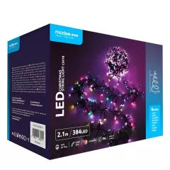 Χριστουγεννιάτικα Φωτάκια LED RGB 384 Πολύχρωμα 2.1m IP44 Modee Χριστουγεννιάτικα Φωτάκια LED RGB 384 Πολύχρωμα 2.1m IP44 Modee