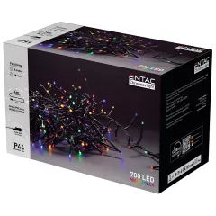 Χριστουγεννιάτικα Φωτάκια Ψείρες LED Πολύχρωμα 700 14m IP44 Entac Χριστουγεννιάτικα Φωτάκια Ψείρες LED Πολύχρωμα 700 14m IP44 Entac