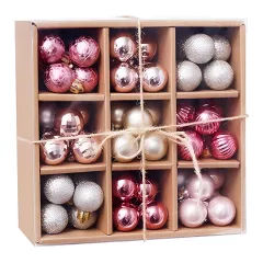Χριστουγεννιάτικες Μπάλες 3cm Ροζ Χρυσό Ασημί Mix Σετ 99 Τεμαχίων Artezan Χριστουγεννιάτικες Μπάλες 3cm Ροζ Χρυσό Ασημί Mix Σετ 99 Τεμαχίων Artezan