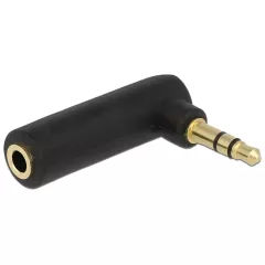 Αντάπτορας 3.5mm Αρσενικό Σε Θηλυκό Γωνιακός 90 3pin Μαύρος 65364 DELOCK Αντάπτορας 3.5mm Αρσενικό Σε Θηλυκό Γωνιακός 90 3pin Μαύρος 65364 DELOCK