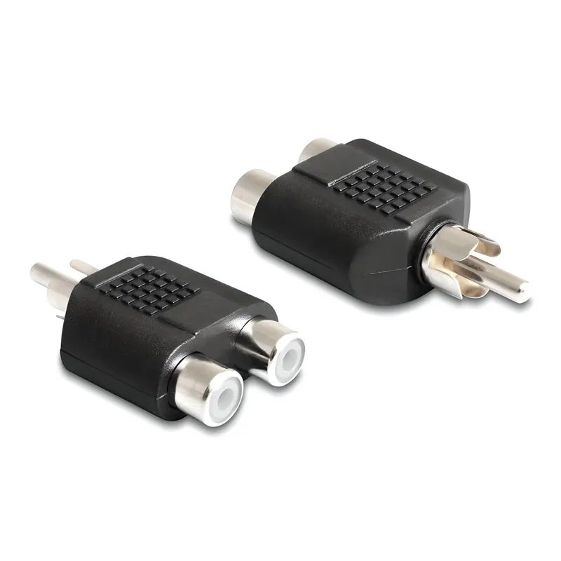 Αντάπτορας 2x RCA Θηλυκό Σε RCA Αρσενικό Mono Μαύρος 84499 DELOCK Αντάπτορας 2x RCA Θηλυκό Σε RCA Αρσενικό Mono Μαύρος 84499 DELOCK