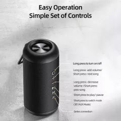 Φορητό Ηχείο Bluetooth 10W Μαύρο Με Μεγάλη Αυτονομία Usams YX008 Φορητό Ηχείο Bluetooth 10W Μαύρο Με Μεγάλη Αυτονομία Usams YX008