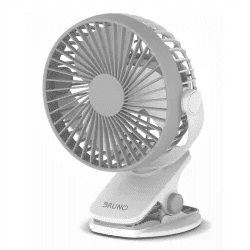 Φορητός Ανεμιστήρας Με Κλιπ Επαναφορτιζόμενος Λευκός/Γκρι Bruno BRN-0230 Φορητός Ανεμιστήρας Με Κλιπ Επαναφορτιζόμενος Λευκός/Γκρι Bruno BRN-0230