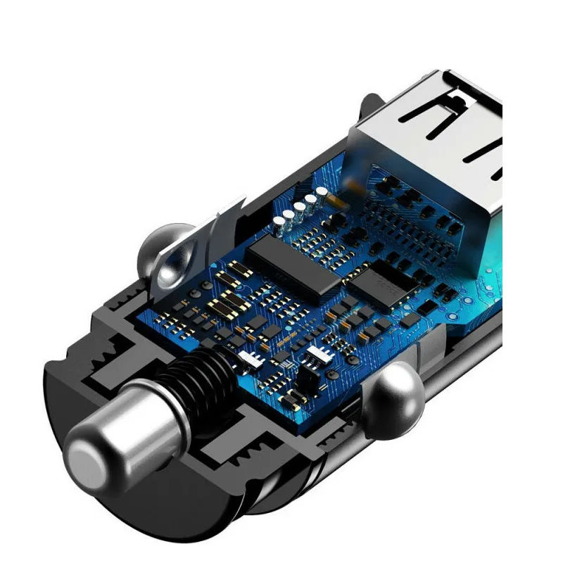 Φορτιστής Αυτοκινήτου 30W 5A 2xUSB Μαύρος Baseus CCALL-YD01 Φορτιστής Αυτοκινήτου 30W 5A 2xUSB Μαύρος Baseus CCALL-YD01