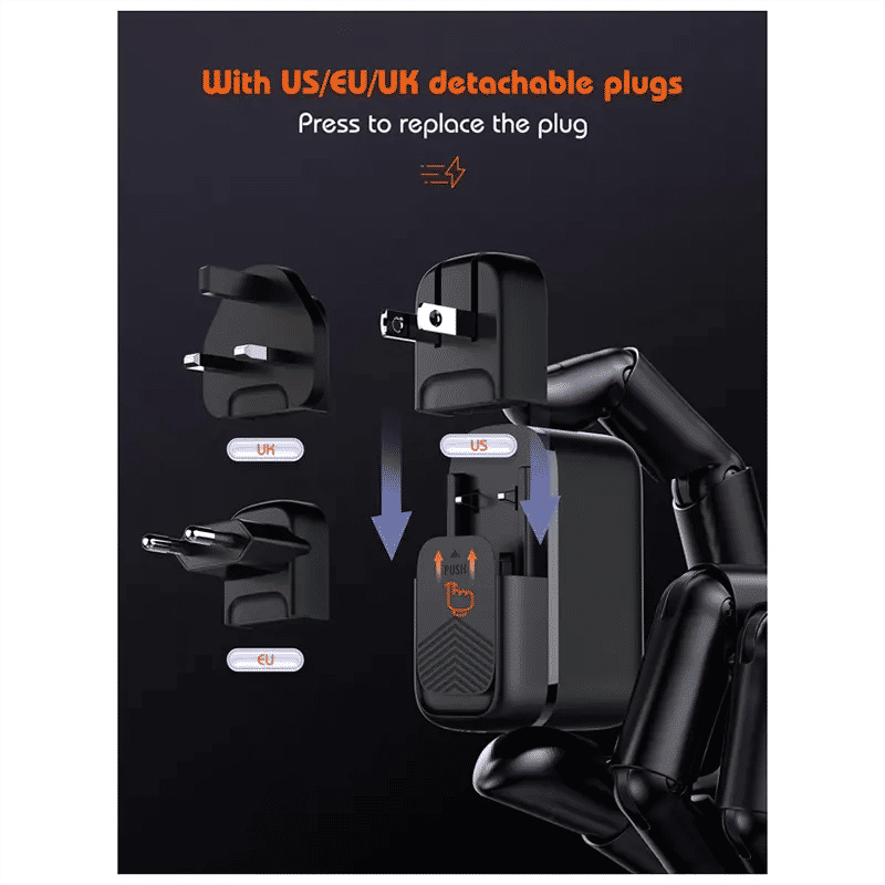 Φορτιστής Τοίχου Μαύρος 65W 2x USB-C & USB-A PD GaN LDNIO Q366 Φορτιστής Τοίχου Μαύρος 65W 2x USB-C & USB-A PD GaN LDNIO Q366