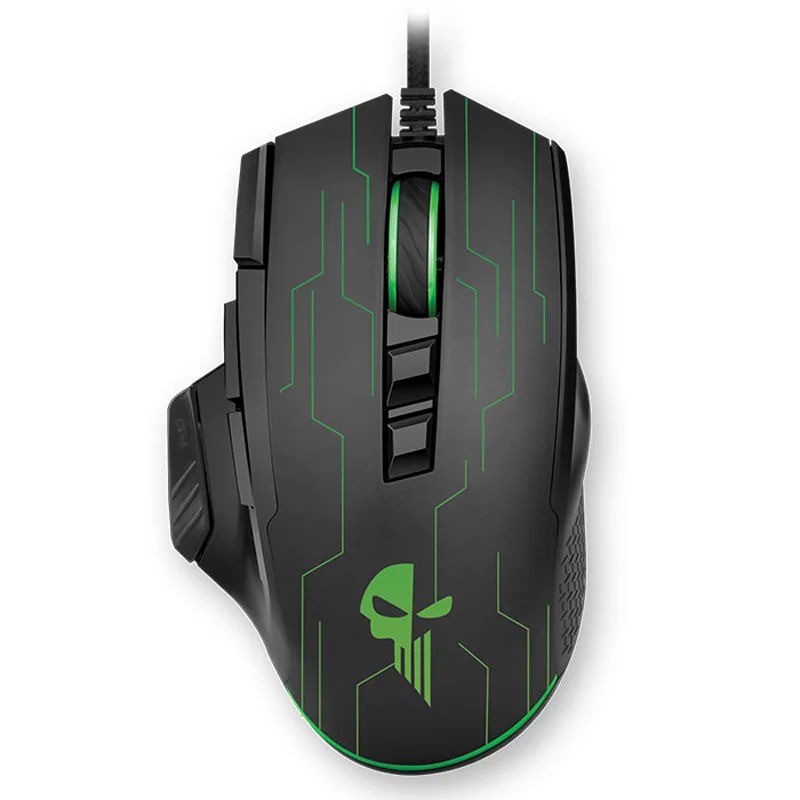 Gaming Ποντίκι RGB 3200 DPI Ενσύρματο Μαύρο Με 9 Πλήκτρα NOD Punisher