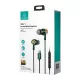 Handsfree Ακουστικά USB-C In-Ear Με Μικρόφωνο Πράσινα USAMS US-SJ482 Handsfree Ακουστικά USB-C In-Ear Με Μικρόφωνο Πράσινα USAMS US-SJ482