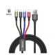 Καλώδιο Φόρτισης 3-Σε-1 USB To Lightning / Type-C / micro USB Cable 3.5A 1.2m Baseus CA1T4-A01 Καλώδιο Φόρτισης 3-Σε-1 USB To Lightning / Type-C / micro USB Cable 3.5A 1.2m Baseus CA1T4-A01