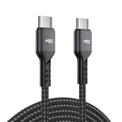 Καλώδιο Φόρτισης & Συγχρονισμού Type-C σε Type-C 60W 1m ATC-C1 Καλώδιο Φόρτισης & Συγχρονισμού Type-C σε Type-C 60W 1m ATC-C1