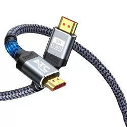 Καλώδιο HDMI 2.1 8K 60Hz 48Gbps 1.5m Μαύρο ATC HDTV Καλώδιο HDMI 2.1 8K 60Hz 48Gbps 1.5m Μαύρο ATC HDTV