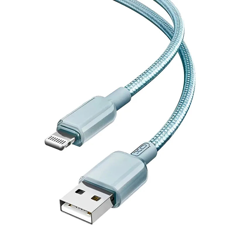 Καλώδιο Lightning Γρήγορης Φόρτισης Δεδομένων 5A PVC 1m Μπλε XO NB249 Καλώδιο Lightning Γρήγορης Φόρτισης Δεδομένων 5A PVC 1m Μπλε XO NB249