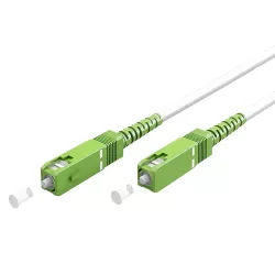 Καλώδιο Οπτικής Ίνας Δεδομένων SC-APC Singlemode OS2 1m Λευκό Goobay 59594 Καλώδιο Οπτικής Ίνας Δεδομένων SC-APC Singlemode OS2 1m Λευκό Goobay 59594