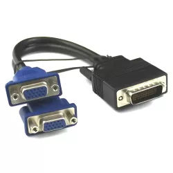 Καλώδιο Splitter DVI-I Σε 2x VGA θηλυκό Καλώδιο Splitter DVI-I Σε 2x VGA θηλυκό