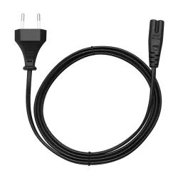 Καλώδιο Τροφοδοσίας Οχταράκι IEC C7 Euro Μαύρο 1.5m Καλώδιο Τροφοδοσίας Οχταράκι IEC C7 Euro Μαύρο 1.5m