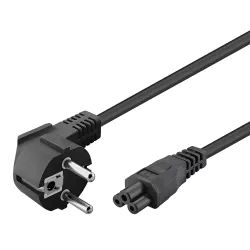 Καλώδιο Τροφοδοσίας Schuko σε IEC C5 3 Pin 1.5m Copper Μαύρο POWERTECH CAB-P035 Καλώδιο Τροφοδοσίας Schuko σε IEC C5 3 Pin 1.5m Copper Μαύρο POWERTECH CAB-P035