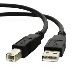 Καλώδιο USB 2.0 Αρσενικό Σε USB-B Αρσενικό Μαύρο 1.8m Εκτυπωτή Καλώδιο USB 2.0 Αρσενικό Σε USB-B Αρσενικό Μαύρο 1.8m Εκτυπωτή