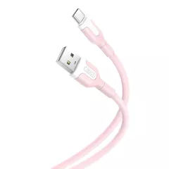Καλώδιο USB-A Σε Type-C 2.1A Ροζ 1m XO NB212 Καλώδιο USB-A Σε Type-C 2.1A Ροζ 1m XO NB212