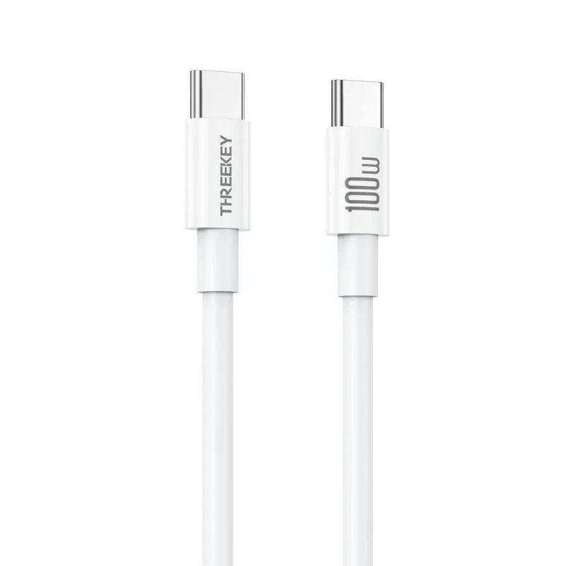 Καλώδιο USB-C Σε USB-C Γρήγορης Φόρτισης Δεδομένων PD 100W 1m Λευκό XO NB-Q293 Καλώδιο USB-C Σε USB-C Γρήγορης Φόρτισης Δεδομένων PD 100W 1m Λευκό XO NB-Q293