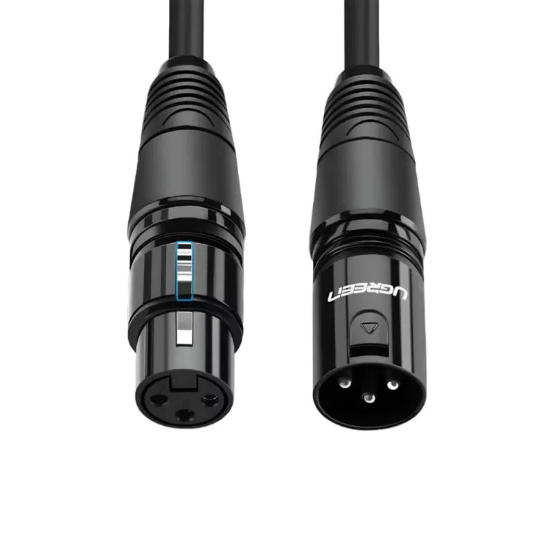 Καλώδιο XLR Female/Male Μαύρο 1m Ugreen AV130