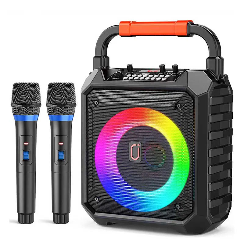 Σύστημα Karaoke 2 Ασύρματα Μικρόφωνα & LED 15Watt JYX T17-T Karaoke 2 Ασύρματα Μικρόφωνα & LED 15Watt JYX T17-T