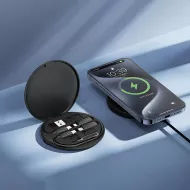 Μαγνητικός Ασύρματος Φορτιστής Qi 15W Adapter Family Box Μαύρο XO CX031 Μαγνητικός Ασύρματος Φορτιστής Qi 15W Adapter Family Box Μαύρο XO CX031