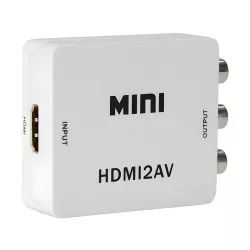 Μετατροπέας HDMI Σε AV 3x RCA Θηλυκό Λευκό Μετατροπέας HDMI Σε AV 3x RCA Θηλυκό Λευκό