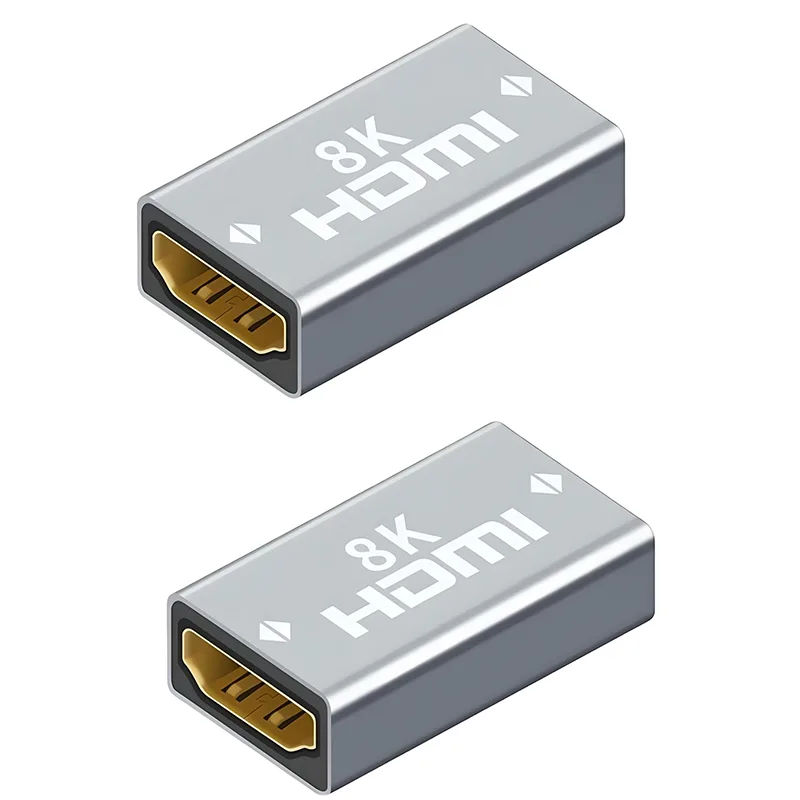 Μούφα HDMI Θηλυκό Σε Θηλυκό 8K UHD Αλουμινίου Μούφα HDMI Θηλυκό Σε Θηλυκό 8K UHD Αλουμινίου