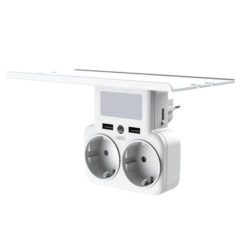 Πολύπριζο Τοίχου XO WL09 EU 2AC+2USB 2.4A με Βάση & Φως Νυκτός Πολύπριζο Τοίχου XO WL09 EU 2AC+2USB 2.4A με Βάση & Φως Νυκτός