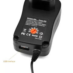 Τροφοδοτικό Universal Ρυθμιζόμενο 30W 3V–12V 2.5A Με 6 Κεφαλές & USB 5V/2.1A ATC-30W Τροφοδοτικό Universal Ρυθμιζόμενο 30W 3V–12V 2.5A Με 6 Κεφαλές & USB 5V/2.1A ATC-30W