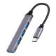 USB Hub 4 Θυρών USB-C 5Gbps Γκρι POWERTECH PT-1113