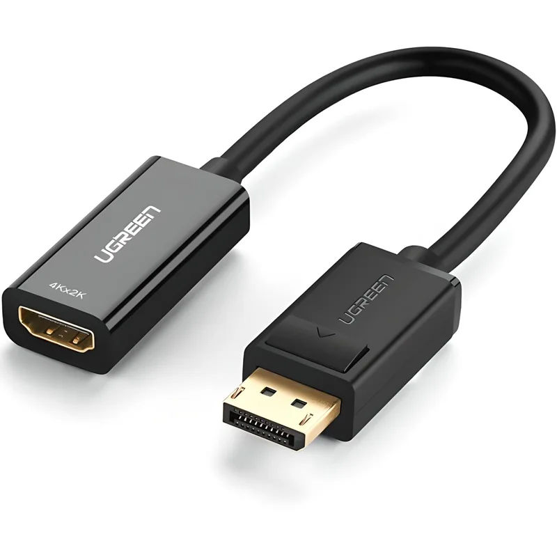 Μετατροπέας DisplayPort Αρσενικό Σε HDMI Θηλυκό 1080p Τροφοδοσία USB Μαύρος UGREEN MM137 40362 Μετατροπέας DisplayPort Αρσενικό Σε HDMI Θηλυκό 1080p Τροφοδοσία USB Μαύρος UGREEN MM137 40362