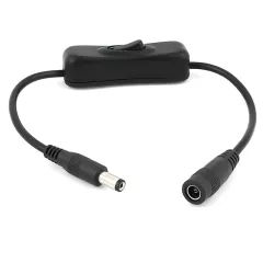 Καλώδιο Τροφοδοσίας Με Διακόπτη M/F DC 5.5x2.1mm 30cm Powertech CAB-U158 Καλώδιο Τροφοδοσίας Με Διακόπτη M/F DC 5.5x2.1mm 30cm Powertech CAB-U158