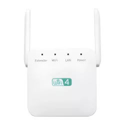 Ενισχυτής Σήματος WiFi Repeater Single Band 2.4GHz 300Mbps Μαύρος EDUP EP-2972