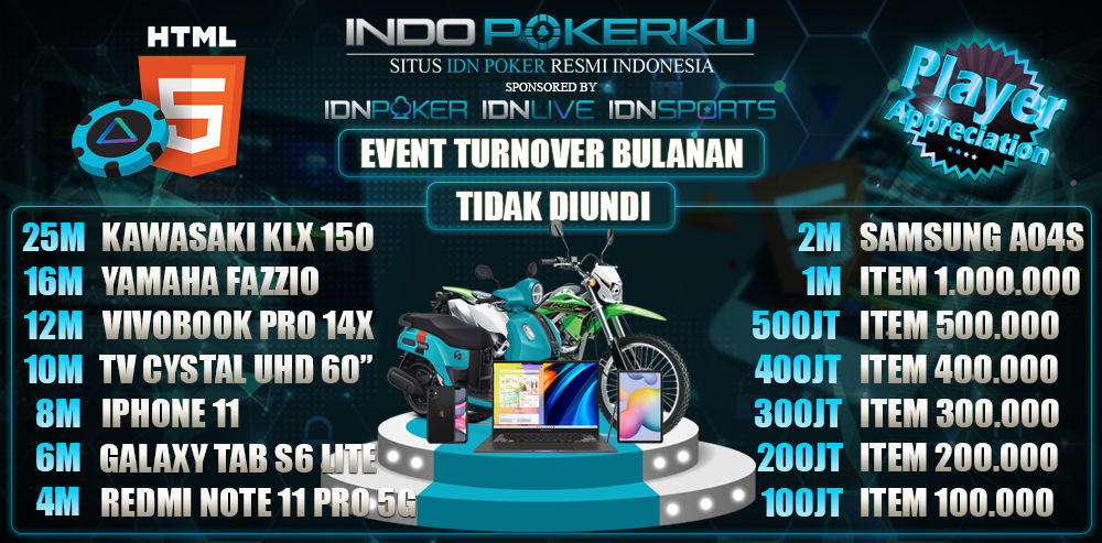 INDOPOKERKU: Situs Agen Judi IDN Poker Online Terpercaya Di Indonesia