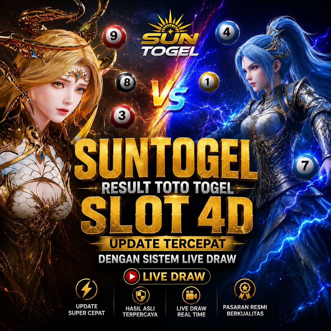 SUNTOGEL | Result Toto Togel Slot 4D Update Tercepat Dengan Sistem Live Draw Terpercaya