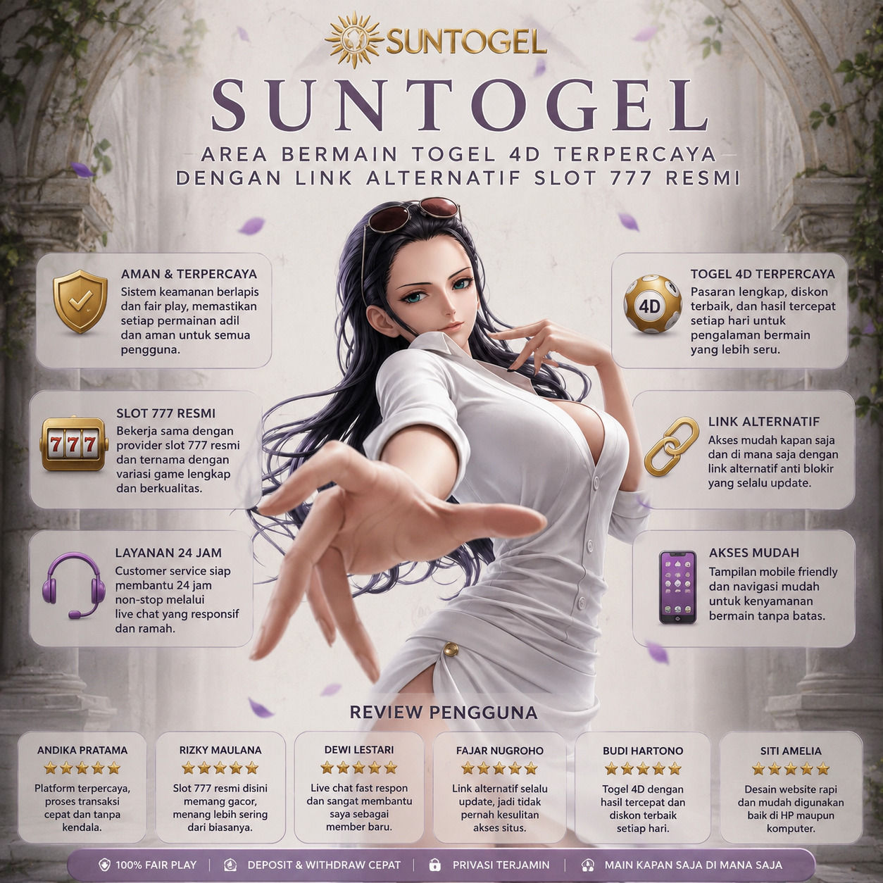 SUNTOGEL Area Bermain Togel 4D Terpercaya Dengan Link Alternatif Slot 777 Resmi by Hey siriusly