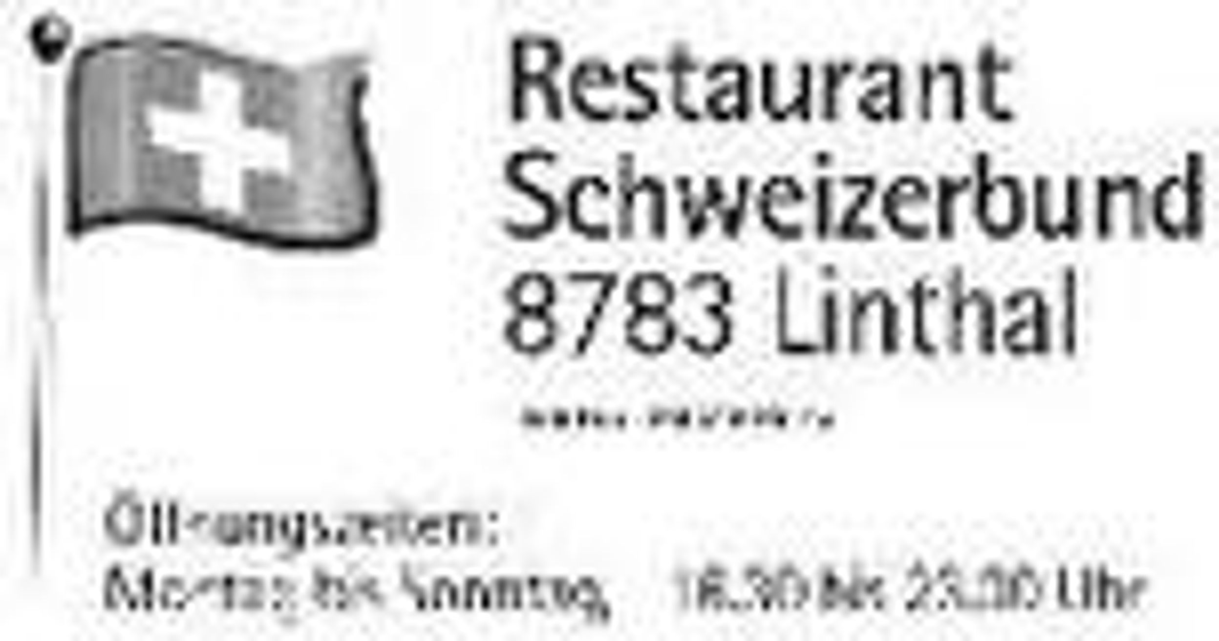 Restaurant Schweizerbund Pizza Pasta Pierino - Linthal - Guidle