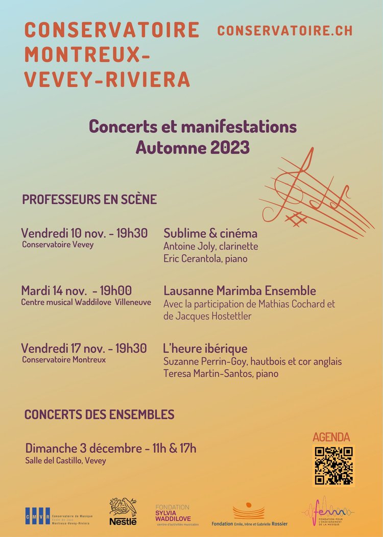 Professoren auf der Bühne Lausanne Marimba Ensemble Veranstaltung in