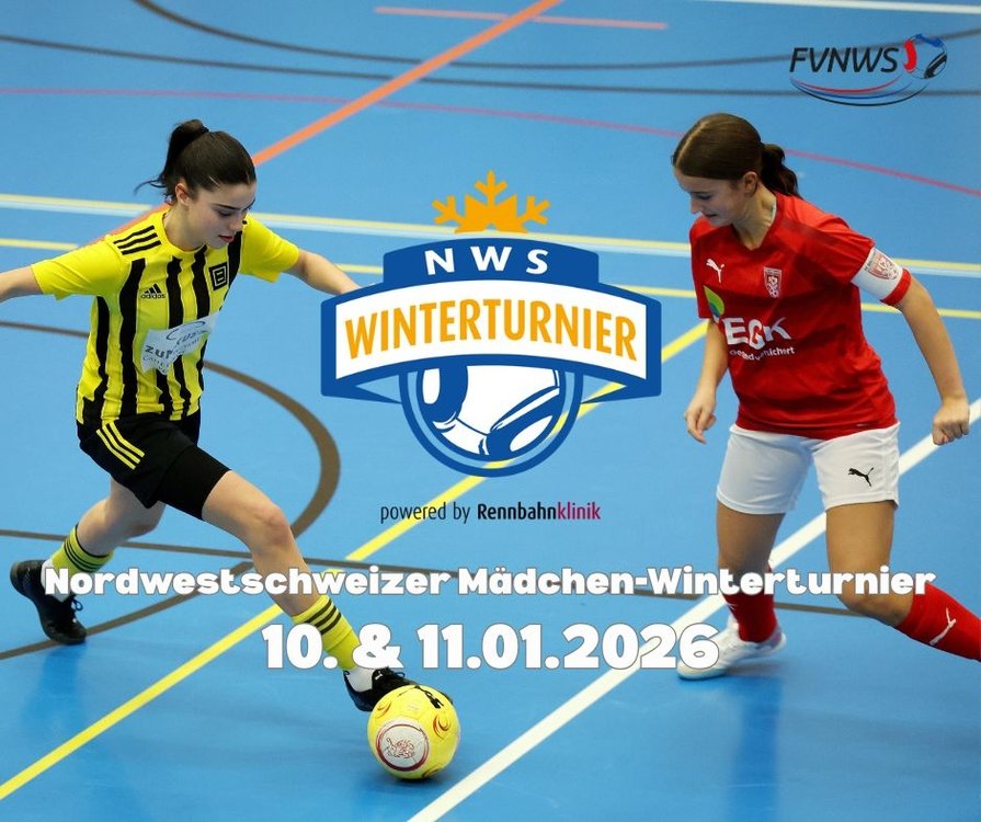 Nordwestschweizer Mädchen-Winterturnier 2026 powered by Rennbahnklinik