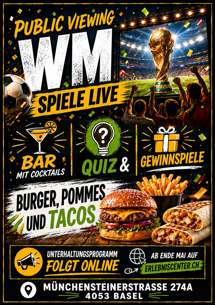 Public Viewing im Erlebniscenter