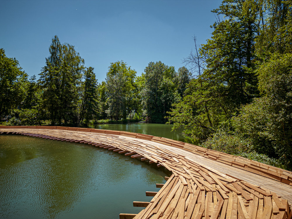 Tadashi Kawamata, Drift Structure, 2022