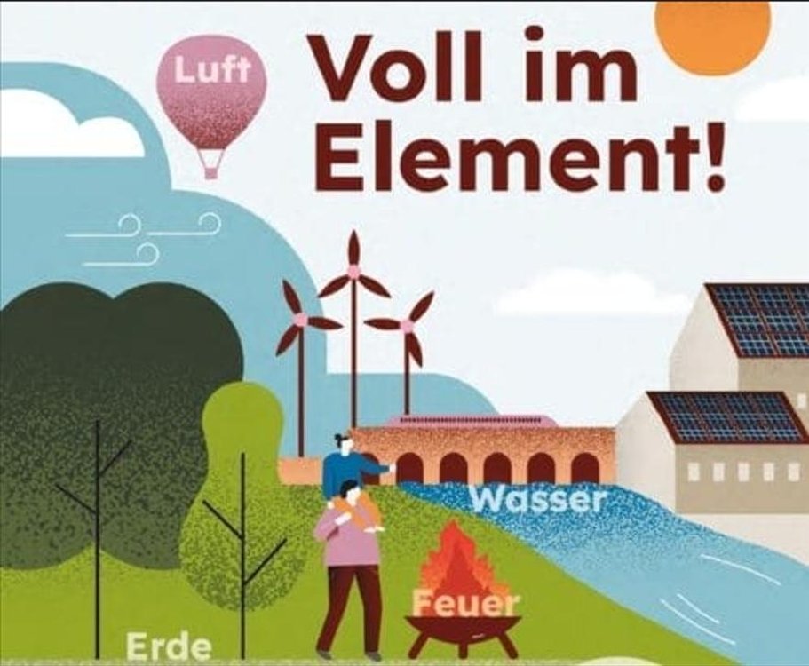 Voll im Element – Feuer, Luft, Wasser und Erde