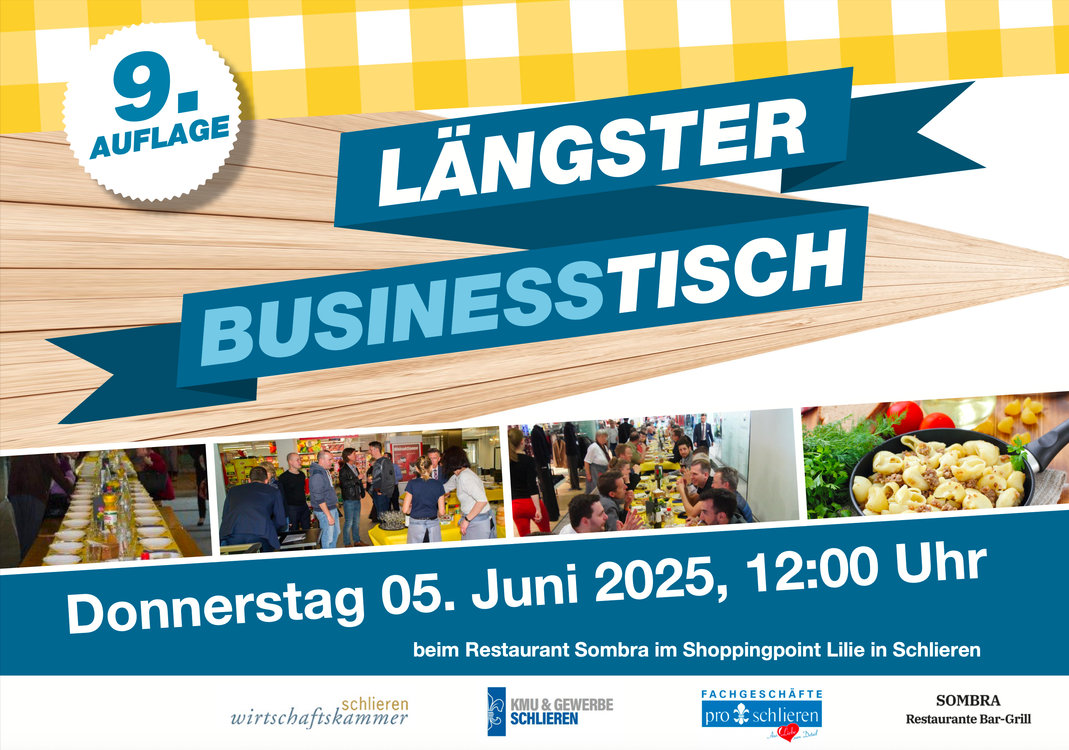 Längster Businesstisch Schlieren