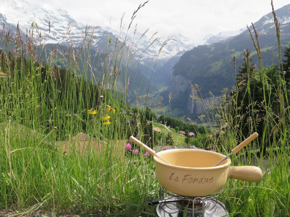 Fondue Rucksack Veranstaltung in Lauterbrunnen Localcities
