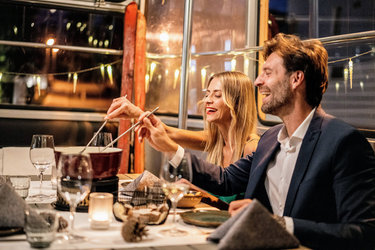 Tschadun fondue-gondel