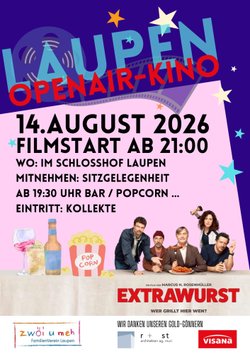 Openair Kino im Schloss Laupen