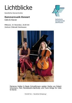 Duokonzert Cello und Klavier