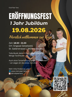 Eröffnungsfest des Clubs Paar-Tanz
