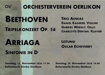 Herbstkonzert Orchesterverein Oerlikon