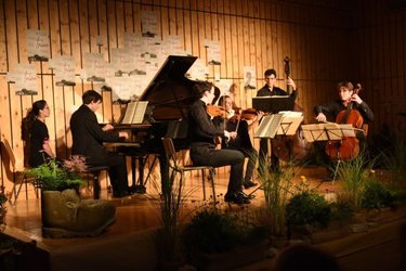 Konzert des Toûno Festivals in Vissoie